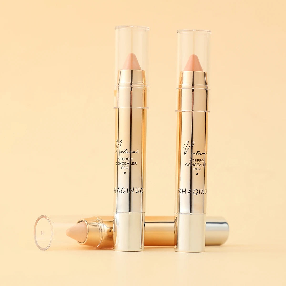 SHAQINUO Light/Medium Warm High Coverage Under Eye Concealer for Dark CirclesCConcealer Pen
