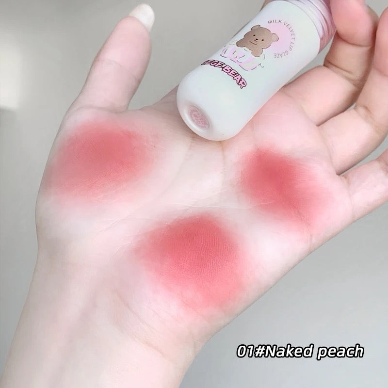 GEGE BEAR High-Pigmentation Silky Creamy Velvet Lip Mud Tinted