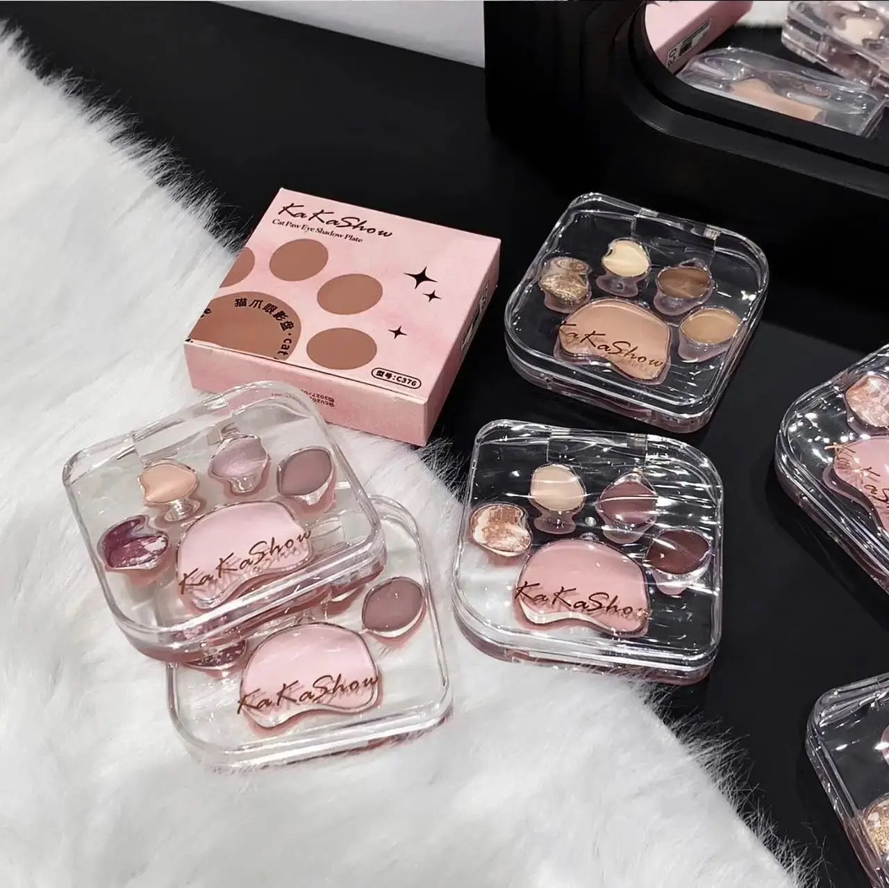 Kakashow four colors matte eyeshadow