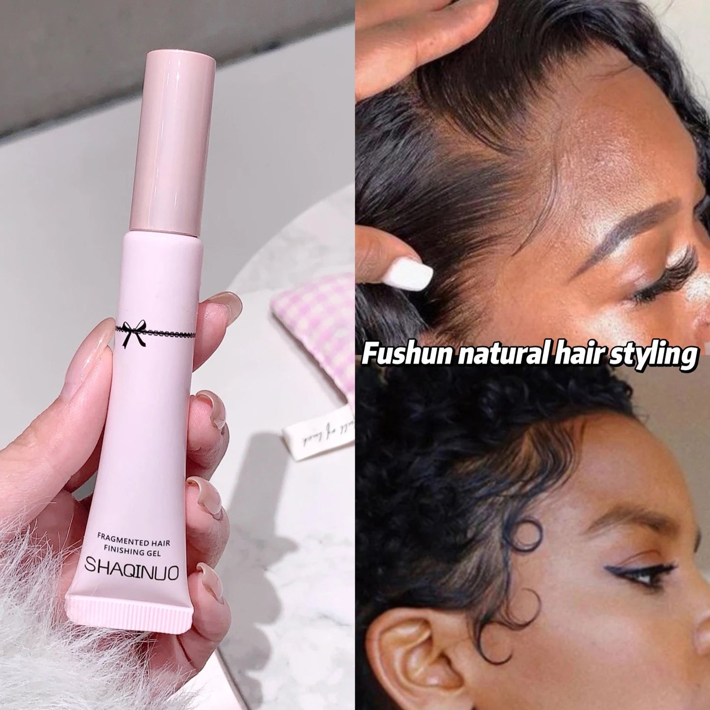 SHAQINUO Hair Finishing Stick Small Broken Hair Finishing Cream Not Greasy Feel Shaping Small Broken Hairs Finishing Cream