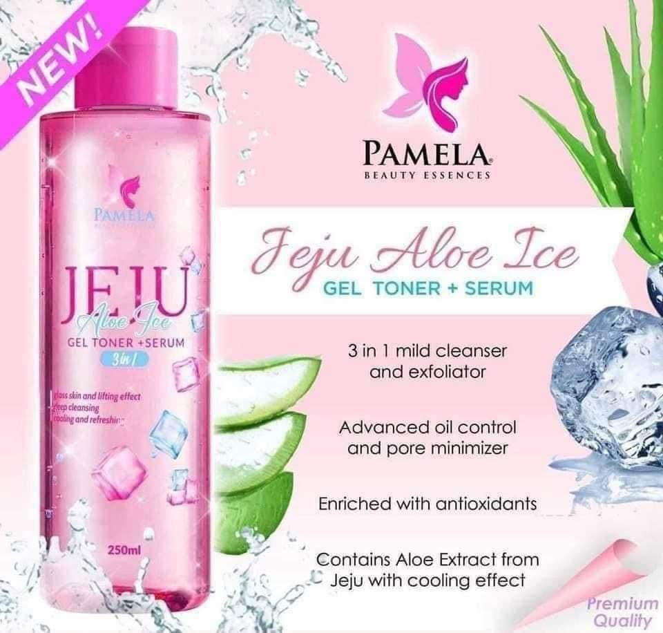 Jeju aloe ice gel toner with serum