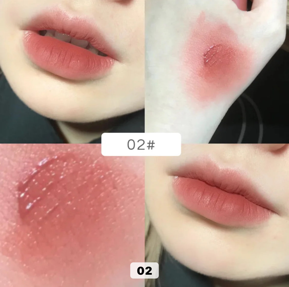Gege bear Cute Rabbit design Velvet Lip Long Lasting Moisturizing Non-stick cup Lipstick