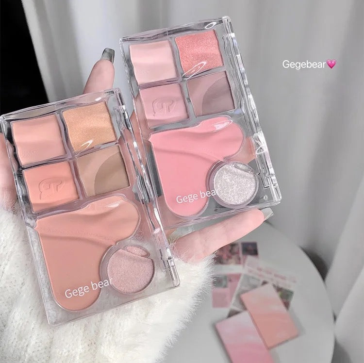 Gege Bear Eyeshadow Palette Matte Pearlescent