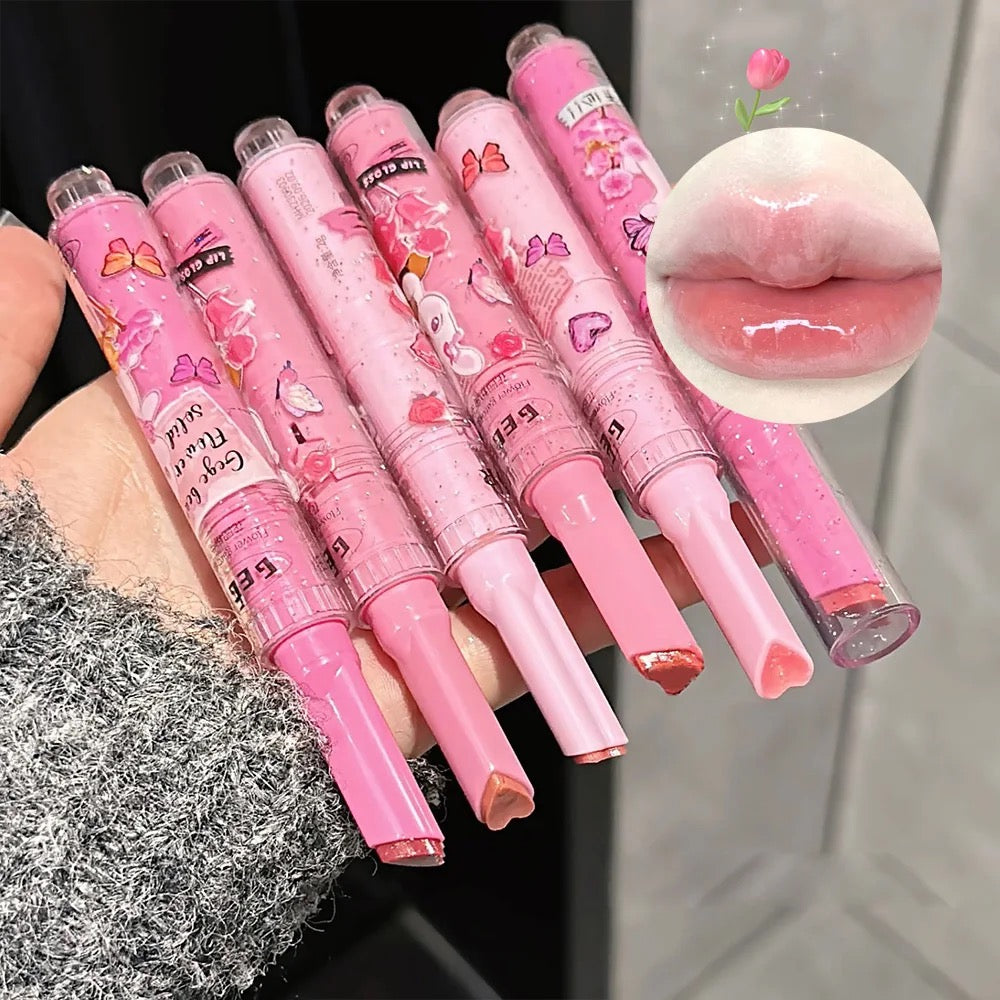 GEGE BEAR Moisturizing Cute Design Shiny Plumping Whitening Mirror Cute Lip Gloss