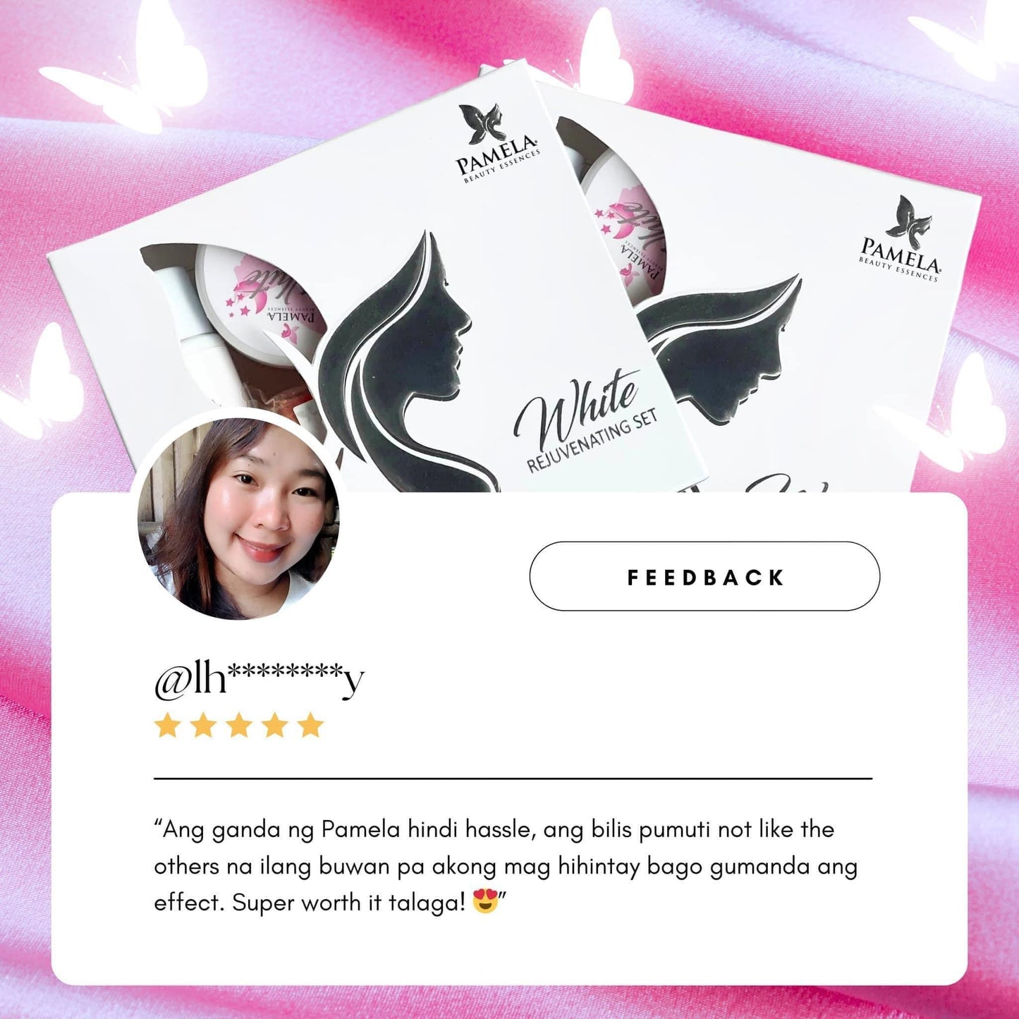Pamela white rejuvenating set