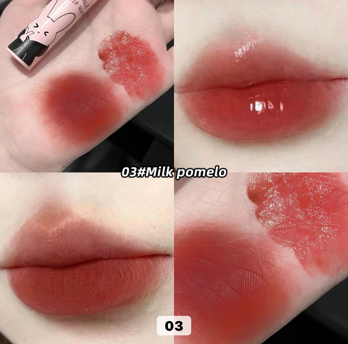 Gege Bear 2 In 1 Double Mirror & Matte Hydrating