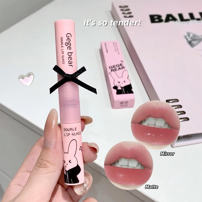 Gege Bear 2 In 1 Double Mirror & Matte Hydrating