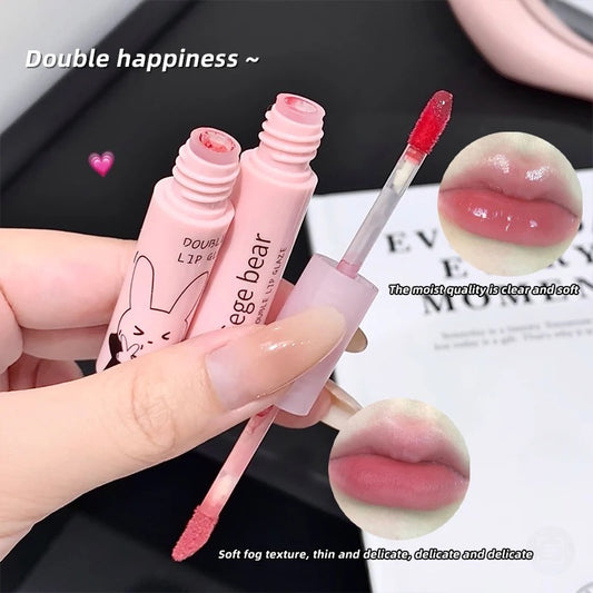 Gege Bear 2 In 1 Double Mirror & Matte Hydrating