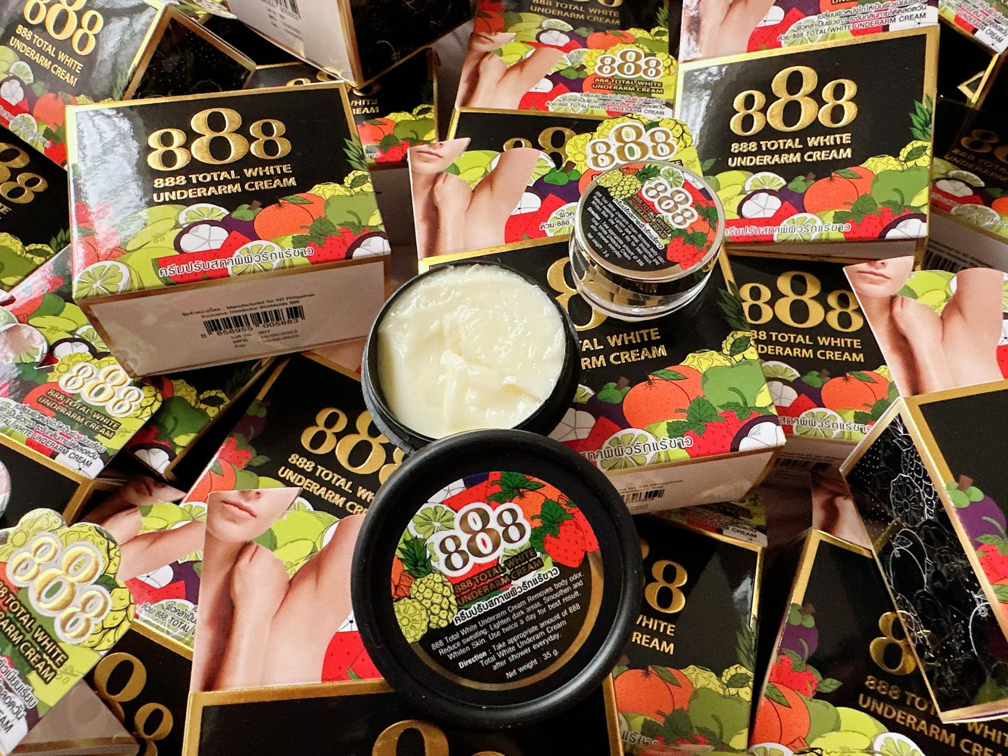 888 Total white underarm cream