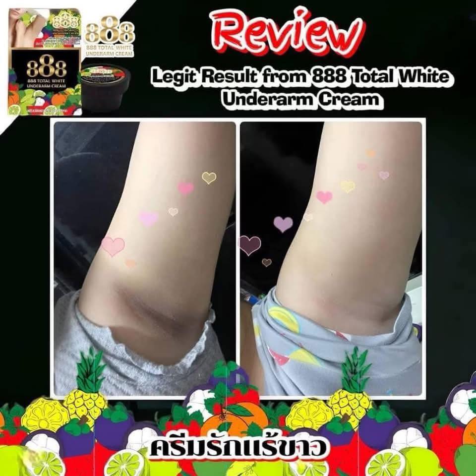 888 Total white underarm cream