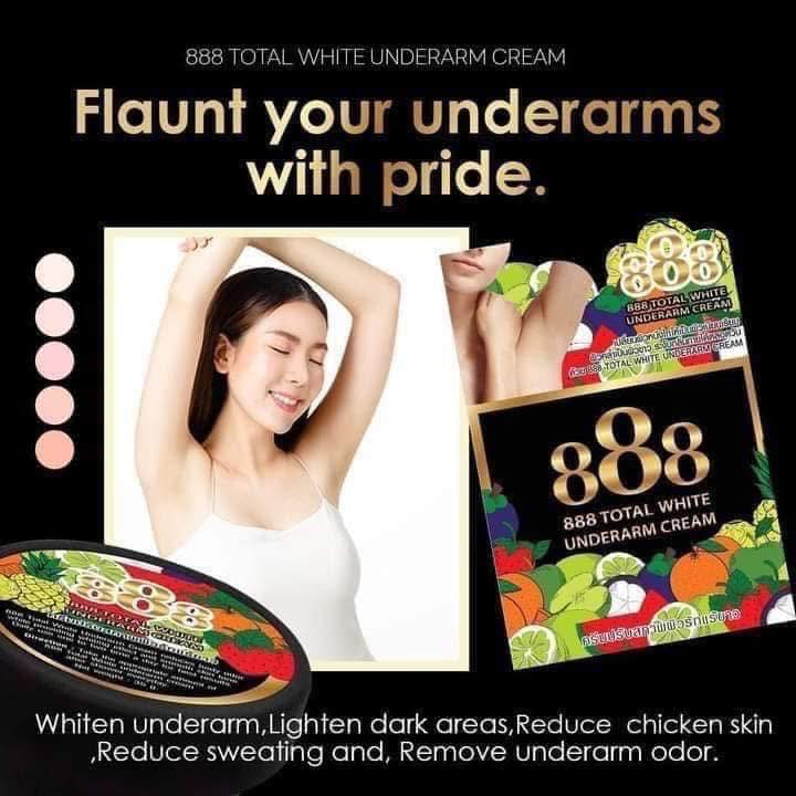 888 Total white underarm cream