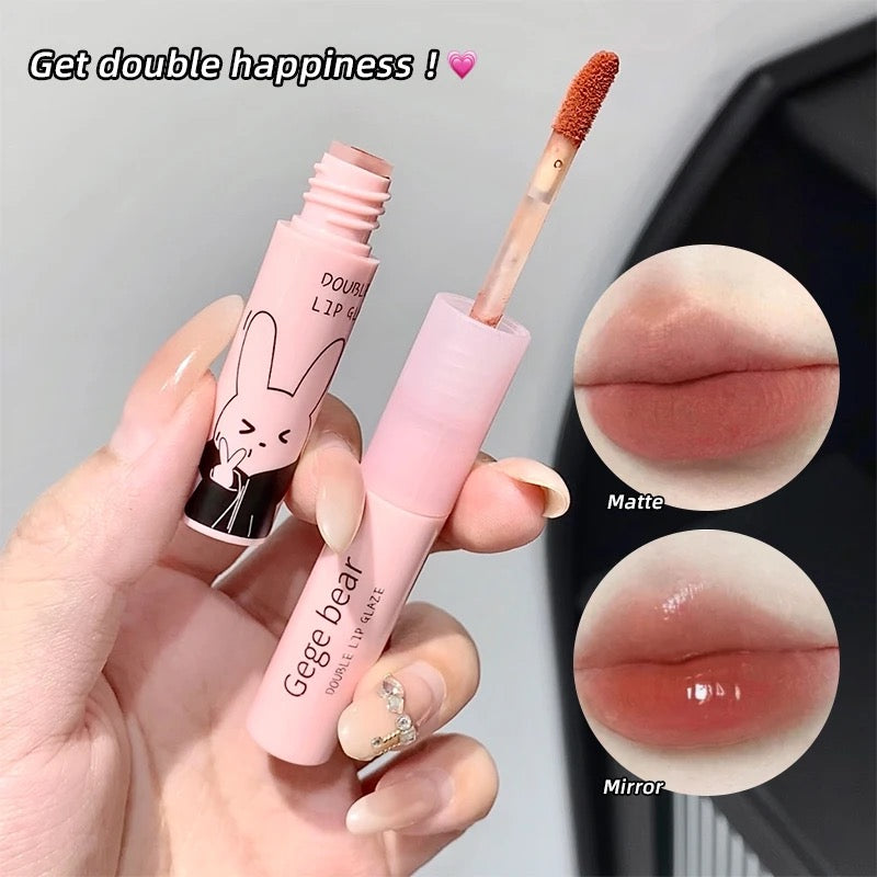 Gege Bear 2 In 1 Double Mirror & Matte Hydrating