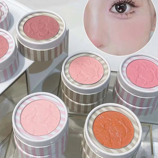 HERORANGE Embossed Smooth Powder Blush Palette For Cheeks
