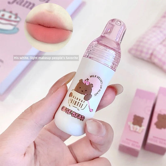 GEGE BEAR High-Pigmentation Silky Creamy Velvet Lip Mud Tinted