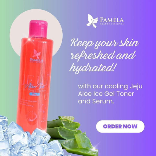 Jeju aloe ice gel toner with serum