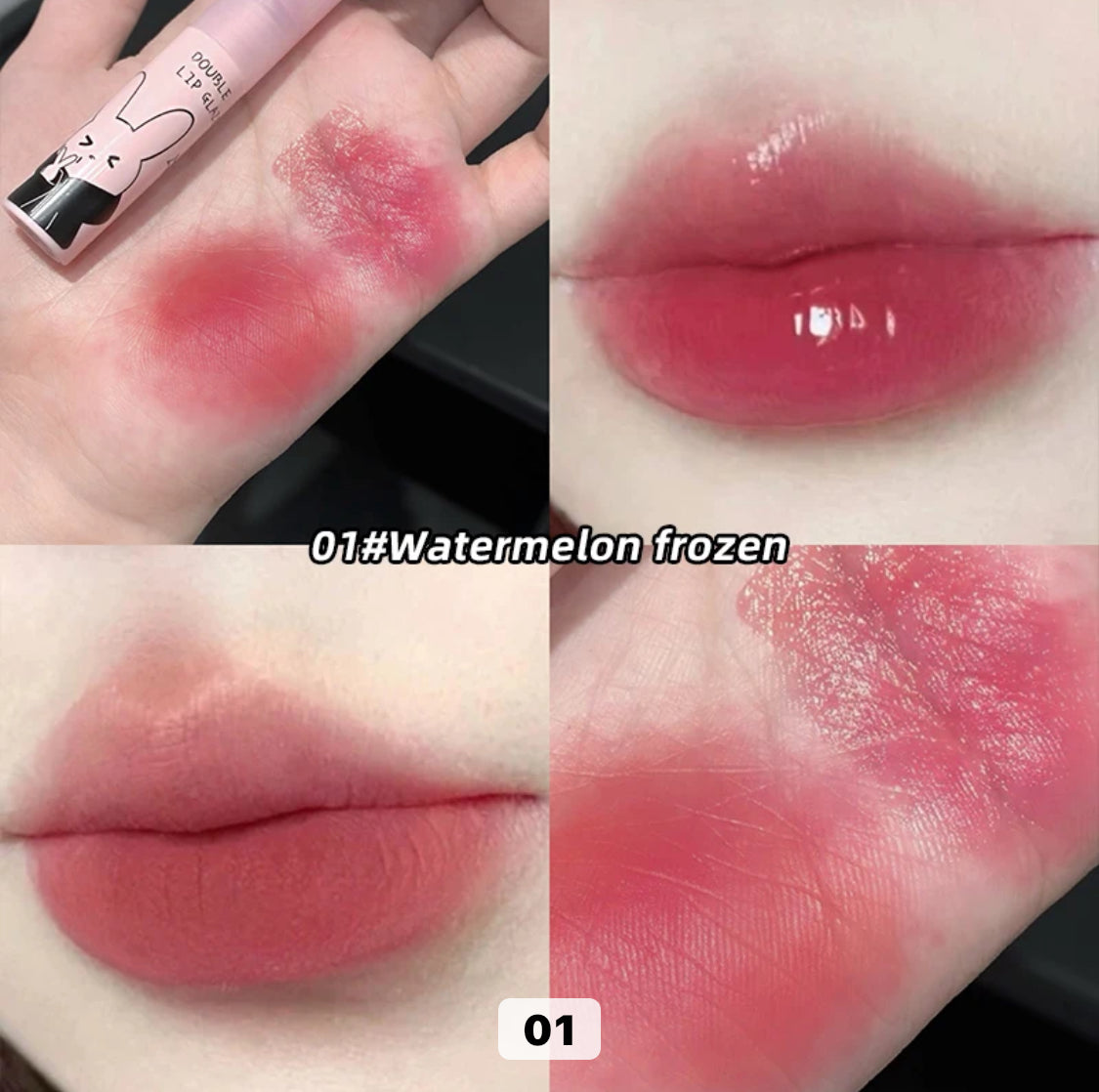 Gege Bear 2 In 1 Double Mirror & Matte Hydrating