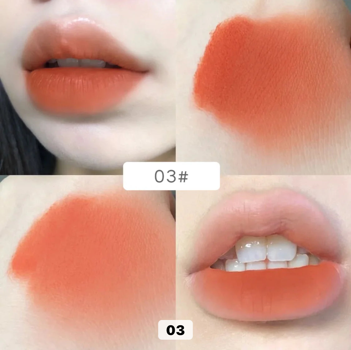 Gege bear Cute Rabbit design Velvet Lip Long Lasting Moisturizing Non-stick cup Lipstick