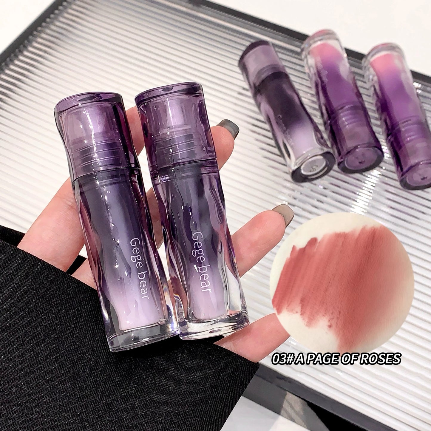 Gege Bear Matte Finish Liquid Lip Tint Long Lasting