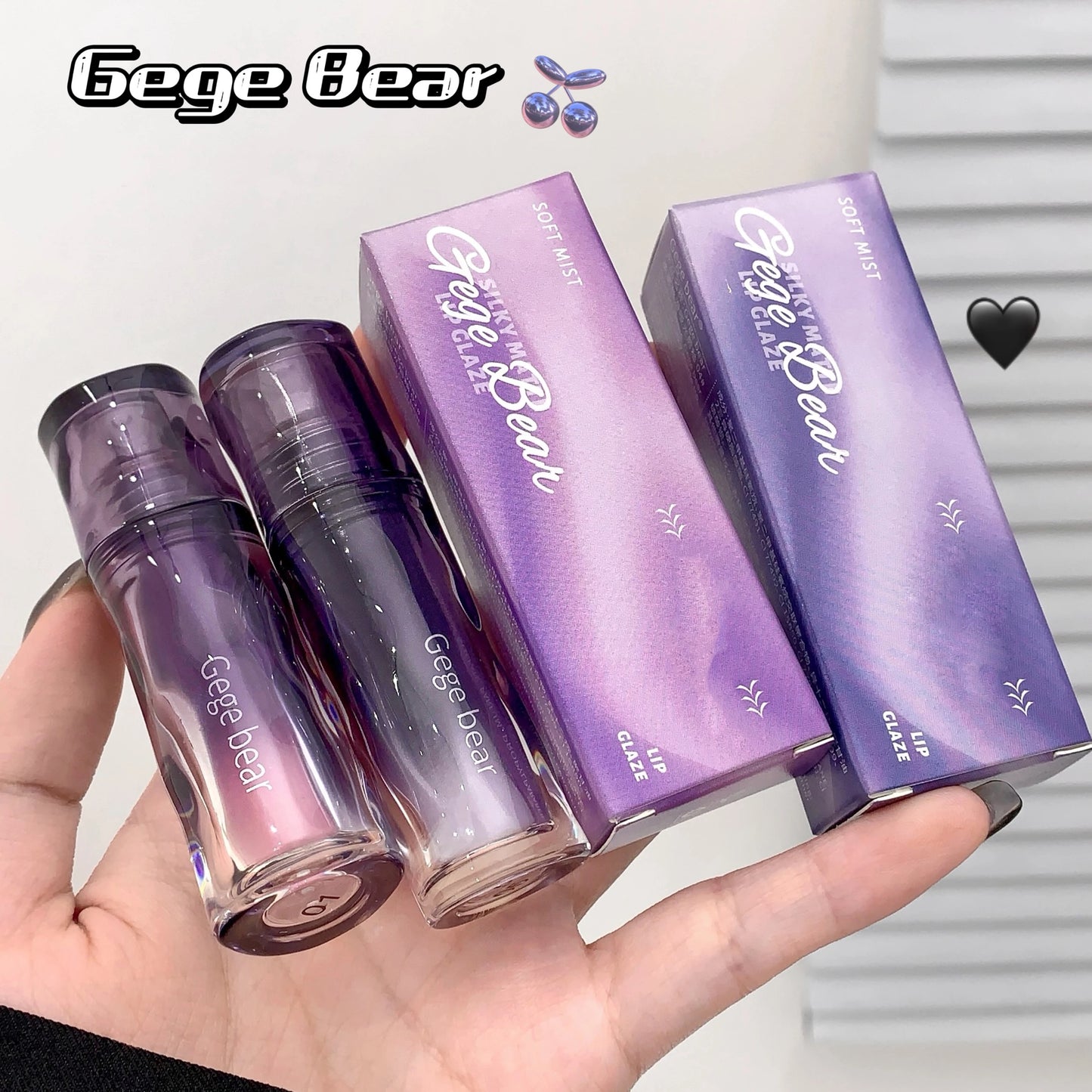 Gege Bear Matte Finish Liquid Lip Tint Long Lasting