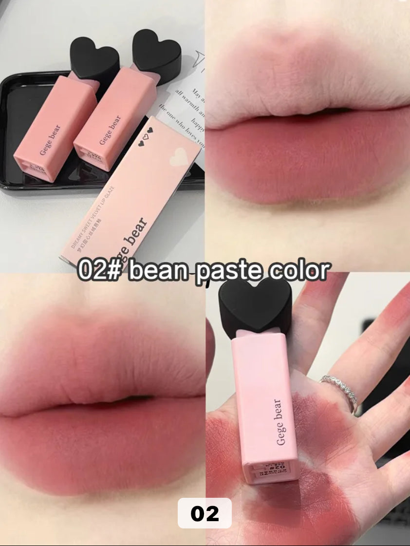 Gege Bear Dreamy Sweetheart Velvet Lip Glaze Matte