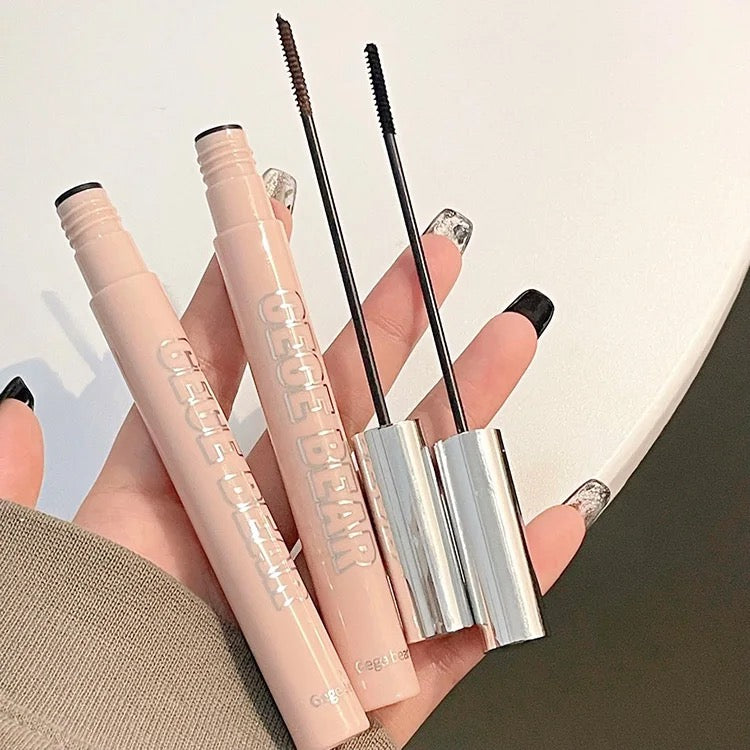 Gege bear Long Curling Mascara Brush Thick Waterproof Long-lasting Styling not easy to Smudge Natural Eyelashes Mascara