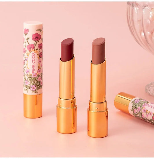 PINK COCO Gorgeous Matte Nude Lipstick Silky Velvet