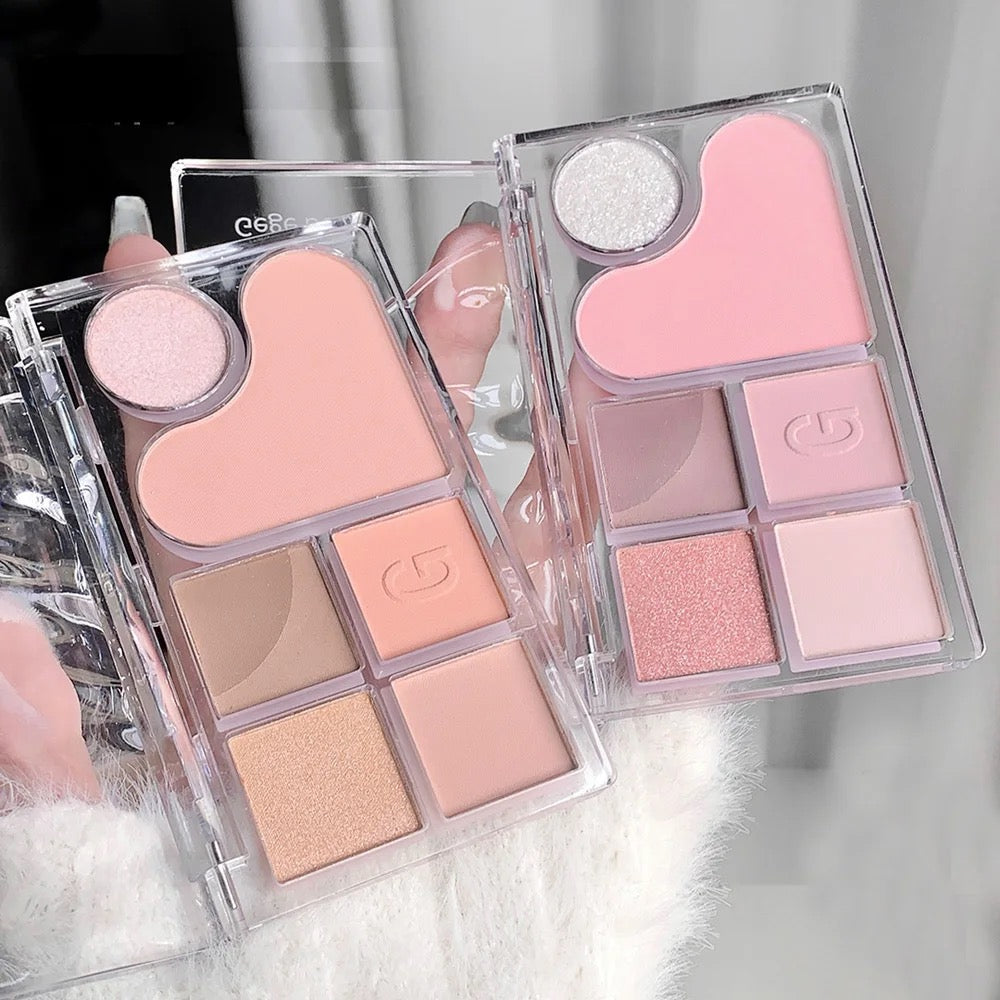 Gege Bear Eyeshadow Palette Matte Pearlescent