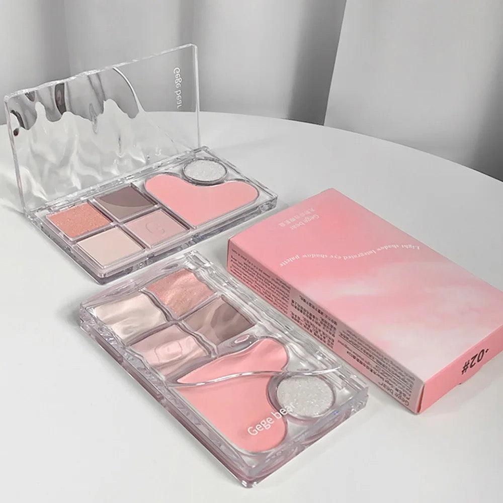 Gege Bear Eyeshadow Palette Matte Pearlescent
